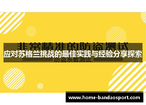 应对苏格兰挑战的最佳实践与经验分享探索